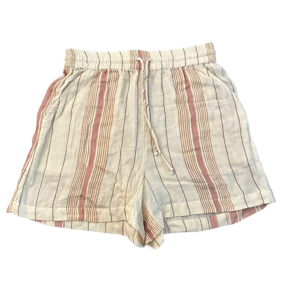 Free People yellow & tan striped shorts size XS